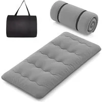 Futonmatratze, COSTWAY, 10 cm hoch, Futon Matratze, Tatami-Matte, Klappmatratze, 90x200cm