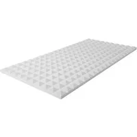 MUSIC STORE Akustikplatte, (Pyramis Absorber 50x100x 3 cm Basotect weiß, Studio Akustikelemente, Absorber), Pyramis Absorber, Basotect