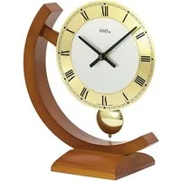 AMS Tischuhr Quarzuhr, Wohnzimmer, Esszimmer, Made in Germany