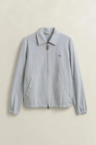 GANT - Seersucker Windcheater vintage blue - Gr. - M