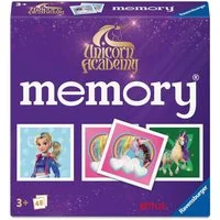 Ravensburger Spiel Mini Memory® Unicorn Academy 48 Bildkarten Ravensburger Legespiel, Memory
