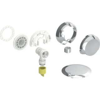Geberit Fertigbauset, zu Badewannenablauf d90 glanzverchromt, 242346211 242346211