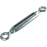 LYSEL® Zurrgurt Seilspanner Drahtspanner Spannschloss mit Ösen M6 (1-St) 90 mm [L]
