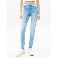 Tommy Jeans Skinny-fit-Jeans NORA MR SKNY AH1280 mit Logo-Badge, Mid Rise