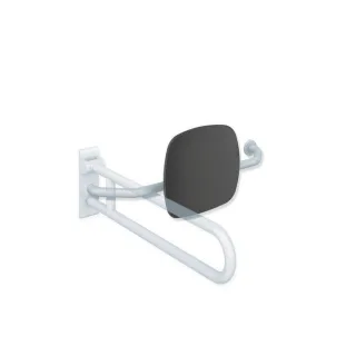 Hewi 801 Rückenstütze 801.51.9272R33 Wandabstand 230mm, rechts, Lehne anthrazitgrau, rubinrot