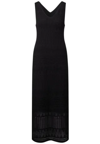 Street One Studio - Spitzenkleid schwarz - Gr. - 40