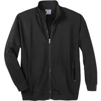 AHORN SPORTSWEAR Sweatjacke Übergröße Stehkragen Sweatjacke schwarz Ahorn