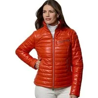 Jilani Lederjacke Kova Jilani Collection - Damen Lederjacke Steppjacke Lammnappa tomato