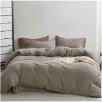 KEAYOO Bettwäsche SBD Double Gauze Muslin, Baumwolle, 2 teilig, Double Gauze 100% Baumwolle Bügelfrei weiche Bettwäsche