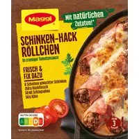 MAGGI Saucen, Maggi Fix Schinken Hack Roellchen Wuerzmix herzhaft lecker 31 g