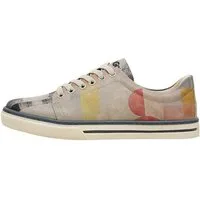 DOGO Classic Schnürsneaker Geometric Shapes Damen Sneaker Sneaker Handgefertigt