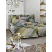 Irisette Bettwäsche Wave 8691, Mako-Satin, 2 teilig, anschmiegsam und atmungsaktiv, Ganzjahresqualität