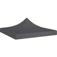 vidaXL Pavillon-Ersatzdach Partyzelt-Dach 2x2 m Anthrazit 270 g/m², 200 x 200 cm
