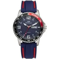 UMR Ruhla Quarzuhr Armbanduhr, Quarz, analog, Silikon, Edelstahl, 10 bar