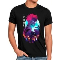 style3 T-Shirt Yuji Night Sky jujutsu kaisen anime japan manga