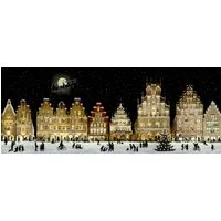 COPPENRATH DIE SPIEGELBURG Adventskalender Weihnachtliches Stadtpanorama, Wandkalender