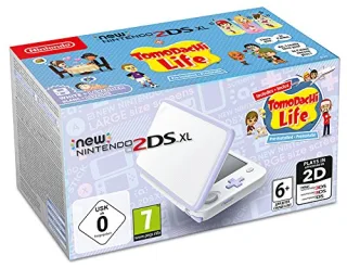 New Nintendo 2DS XL [inkl. Tomodachi Life vorinstalliert] weiß/lavender