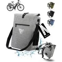 MIVELO Fahrradtasche 3in1 Gepäckträgertasche, Rucksack für Fahrrad Gepäckträger wasserdicht