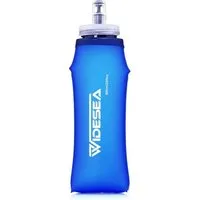 Sport-Knight® Trinkflasche Faltbare Trinkflasche 600 ml, BPA-frei – aus TPU für Wandern, Festival