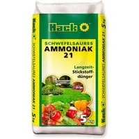 Hack Spezialdünger Hack Schwefelsaures Ammoniak Stickstoff Dünger 5 kg Gartendünger