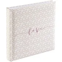 Hama Fotoalbum Jumbo Album "Romance", 30x30 cm, 80 weiße Seiten, Liebe, 320 Fotos