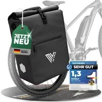MIVELO Fahrradtasche 2in1 Gepäckträgertasche für Fahrrad wasserdicht, 25 Liter Volumen