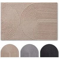 Blumtal Fußmatte rutschfeste Schmutzfangmatte aus langlebigem Polyester, Fußmatte innen/Schmutzfangmatte außen