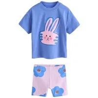 Next Shirt & Shorts Kurzarm-T-Shirt und Radlershorts im Set (2-tlg)