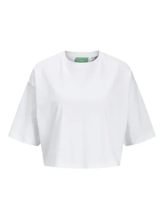 JJXX - JXANDREA LOOSE SS CROPPED TEE JRS NOOS Bright White - Gr. - M