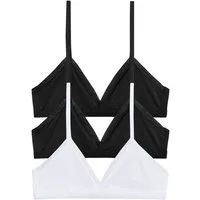 The Set Set: Triangel-BH The Set Triangel-BHs aus Mikrofaser, 3er-Pack (3-tlg)