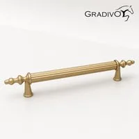 Gradivo Möbelgriff Schrankgriff Bügelgriff 916 - Matt-Gold, 128 mm
