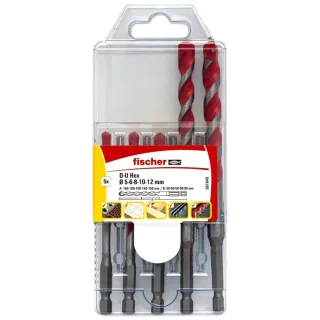 Fischer Universalbohrer-Set D-U HEX 5-12mm (5) - 561649
