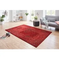 HANSE Home Teppich Plume, rechteckig, Höhe: 9 mm, Kurzflor, Used-Look, Teppich, Vintage, Esszimmer, Wohnzimmer, Flur