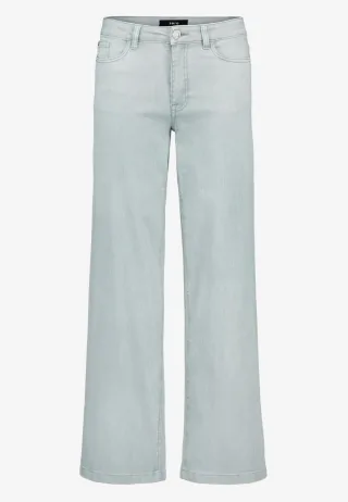 zero - Wide Leg Jeans im Loose Fit mit hoher Taille blau - Gr. - 36