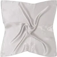 MayTree Seidentuch quadratisch einfarbig 53x53cm Nickituch, Bandana-Schal, (Stück), 100% Seide