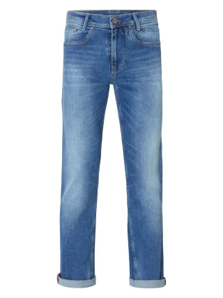 Petrol Industries - Jean Coupe Droite Riley Hommes - Bleu