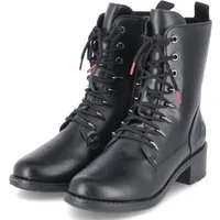 Rieker Rieker 75430-00 Damen Synthetik black Schnürstiefel
