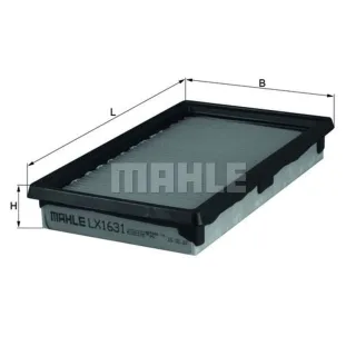 Mahle Luftfilter Nissan Cube Evalia Micra Note Nv200 Qashqai Tiida