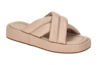 Clarks 26181185 4 ALDA GLIDE Damen Pantoletten rose light pink Echtleder Gumm...