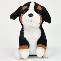 Kögler Kuscheltier Labertier Hund ROCKY Berner-Sennenhund, OHNE Batterien, 12,5x15x19,5cm