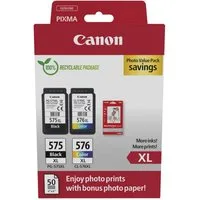 Canon Canon Original Patrone PG-575XL Black CL-576XL Color Photo Value Pack Tintenpatrone