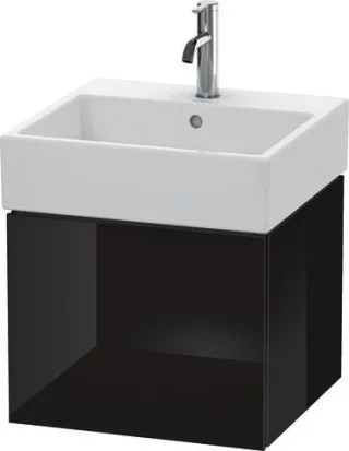 Duravit L-Cube Waschtischunterbau wandhängend Schwarz Hochglanz 484x459x394 mm - LC617404040 LC617404040