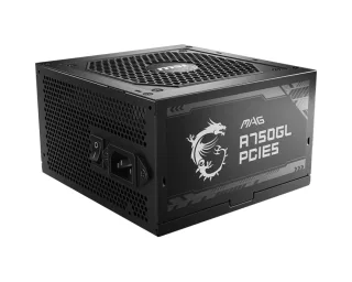 MSI MAG A750GL PCIE5 750W | 306-7zp8b11-ce0 | vollmodular - 80 PLUS Gold