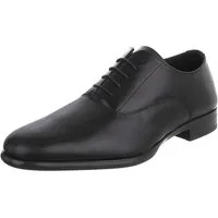 Coolwalk Herren Schnürschuh klassisch elegant für Business & Alltag Schnürschuh (91917906) Blockabsatz Business-Schuhe in Schwarz