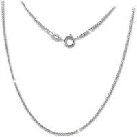 SilberDream Silberkette SilberDream Halskette 70cm Flach (Halskette), Halskette ca. 70cm, 925 Sterling Silber, Farbe: silber, Made-In German