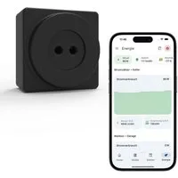 everHome everHome EcoTracker IR-Stromzähler EHZ auslesen-Lesekopf Smartmeter Smart-Home-Zubehör, Verbinde bis zu 10 Geräte von Shelly oder Wechselrichter direkt