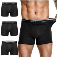 Gladbecke Boxershorts boxershorts herren unterhosen männer (3er-Pack) Elastischer Komfortbund und tagloses Design, Formstabil