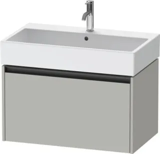 Duravit Ketho.2 Waschtischunterbau wandhängend Betongrau Matt 784x460x440 mm - K25077007070000 K25077007070000