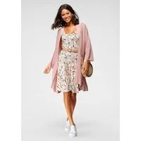 Laura Scott Sommerkleid figurbetonte Passform, femininer Stil, aus Viskosemischung