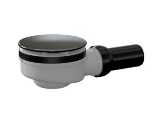 DALLMER Duschwannenablauf ORIO 60 mm, Haube Edelstahl, DN 40, 160294 160294
